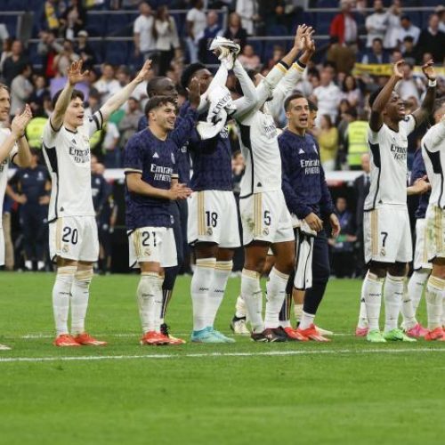 El Real Madrid campeón en España.