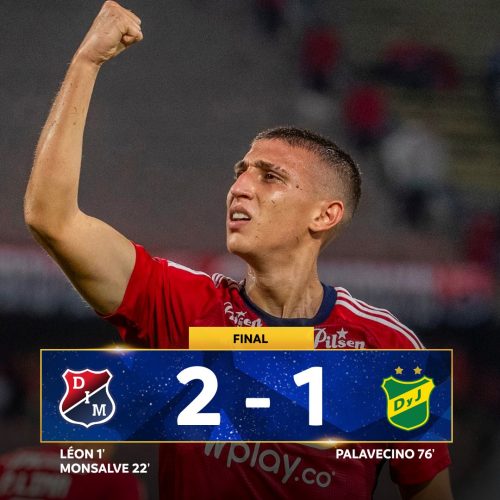 Medellín derrotó 2×1 a Defensa y Justicia en la Copa Sudamericana