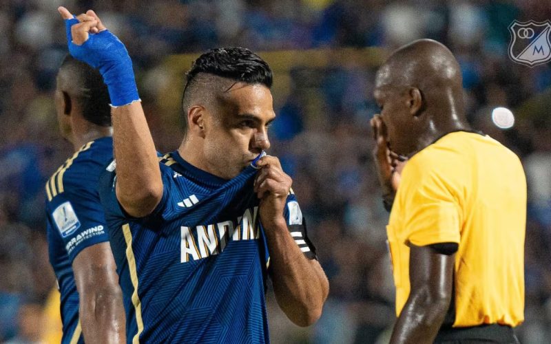 Falcao igualó el récord de Aristizábal como goleador histórico de colombia.